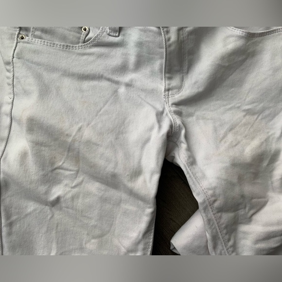 White Straight Jeans - Picture 3 of 3